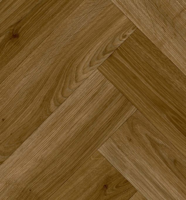 Charisma - Rich Oak Herringbone